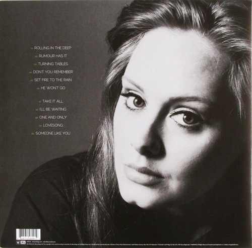 Imagen 8 de 8 de Vinilo Adele 21 Nuevo Sellado