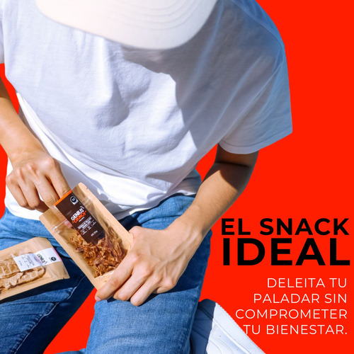 Genius Crunch Carne Seca Pechuga De Pollo Bbq Keto 20g