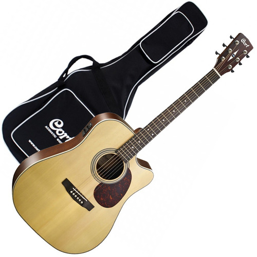 Guitarra Electroacustica Cort Mr600f Na Fishman Funda Acolch