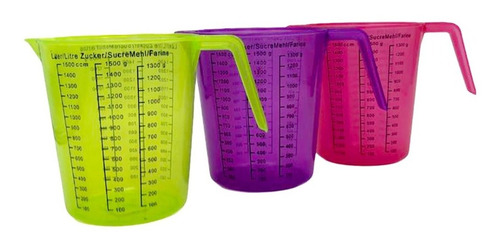 Imagen 3 de 6 de Jarra Medidora Reposteria Gastronomia Cocina 1.5 Lts