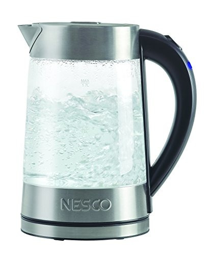 A Unesco Gwk-02, Electric Glass Hervidor De Agua, Gris, 1,8 