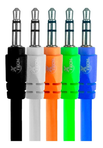 Cable Auxiliar Xtech Mini Plug 3.5 Mm 1 Colores Xtg-212