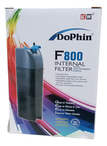 Filtro Interno Dophin F 800 Para Acuarios Pequeños 5w