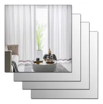 Comprar Espejos Autoadhesivos Acrílico Hogar Decorativos Pared, 4 Un
