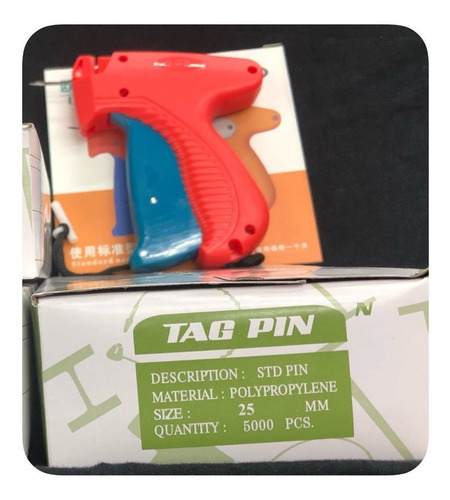 Imagen 2 de 7 de Pistola Etiquetadora + 5000 Plastiflechas 25 Mm Envio Gratis