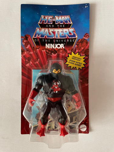 Ninjor Motu Origins Carton Latino Unpunch Poder Retro Ninja (Usado)