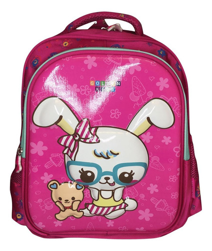 Mochila 3d Preescolar Kinder Golden Kids