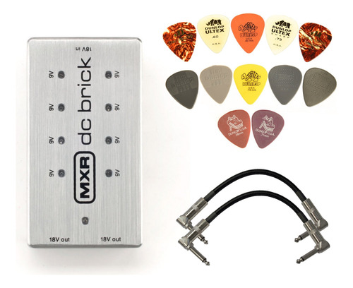 Mxr M237 Dc Brick Power Supply Bundle Con 2 Cables De
