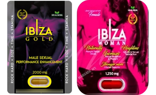 Ibiza Gold Masculino 1pz Mas Ibiza Woman Femenino 1pz