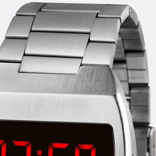 Relógio Lince Masculino Prateado Original Led Mdm4620l Vxsx