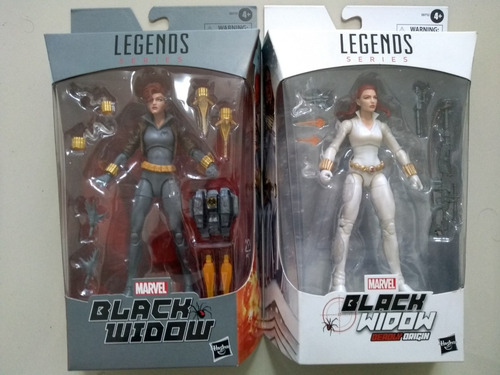 Imagem 1 de 3 de Marvel Legends: Lote C/ 2 Figuras Black Widow - Hasbro
