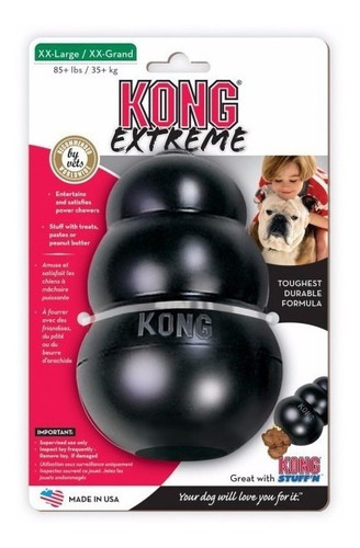 Juguete Kong Extreme Negro Xx-large King Rubber Toy Original