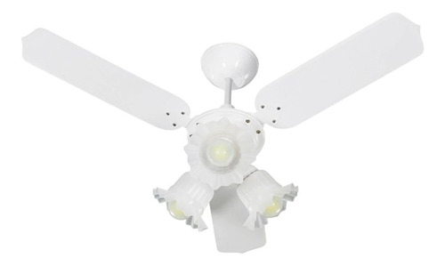 Ventilador De Teto Paris Branco 127v Tron 110v