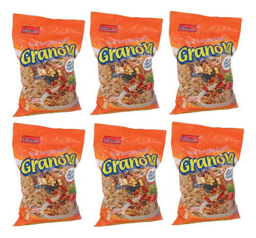 Granola Con Frutos Secos Bañada Con Miel 1 Kilo 06 Bolsas