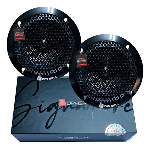 Alto Falante Kit 3 Vias Ophera Op90 6 Polegadas 220w Rms Som