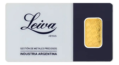 Lingote De Oro 24k 5 Gramos Leiva Joyas
