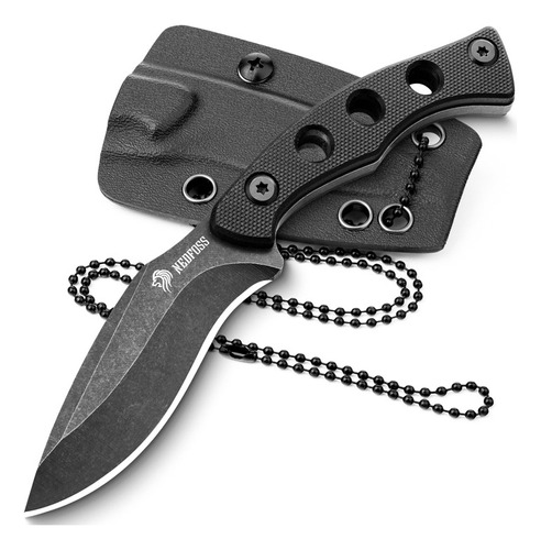 Nedfoss Cuchillo De Cuello Con Funda Y Collar, Collar De Cuc