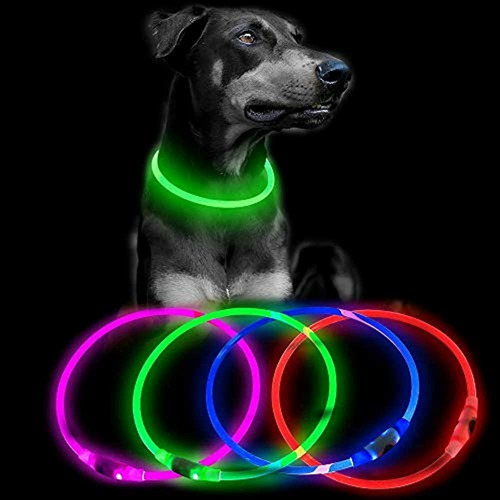 Collares Para Perros Clan-x Light Up - Collar Luminoso Recar