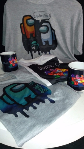 Imagen 5 de 10 de Remera Personalizada Niños Con Personaje Infantiles +taza