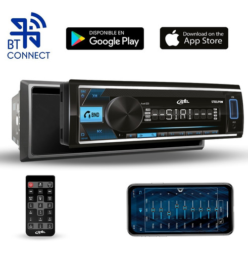 Imagen 1 de 8 de Autoestereo 100w X4 Max Desmontable Axel Premium By Steelpro