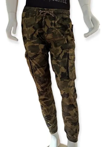 Pantalón Jogger Hombre Camuflaje Militar