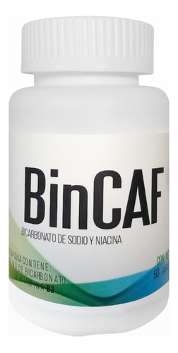 Desacaf biotec Bincaf Bicarbonato De Sodio Con Niacinamida C/60caps Sin sabor