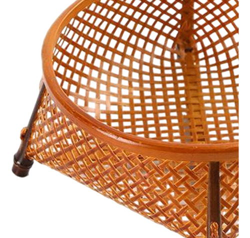 Cesta De Mimbre Tejida, Soporte De Almacenamiento, Pequeño