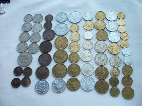 Coleccion De 65 Monedas Chilenas (rg)