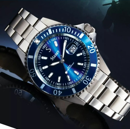 Reloj Stauer Submariner 200m No Omega