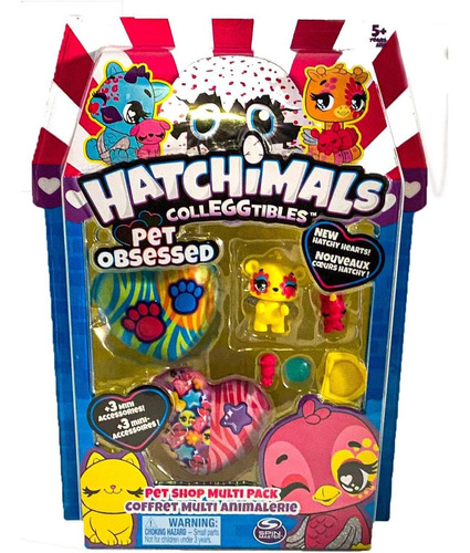 Pack De Tienda De Mascotas Hatchimals Collegtibles Pet Obses