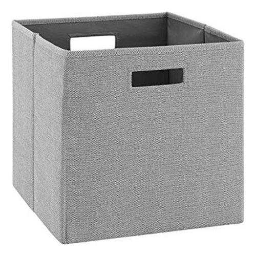 Linon Home Decor Cubo De Almacenamiento Gris Dawes De Linon