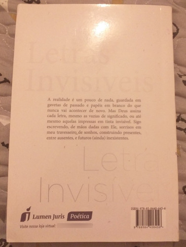 Letras Invisíveis (Usado)