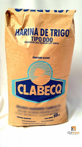 Harina 000 Clabecq X 25 Kg.-