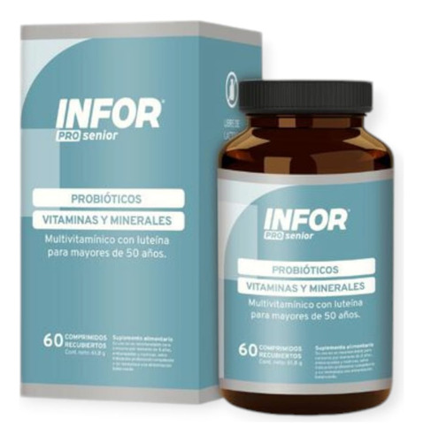 Pro Senior Probioticos Vitaminas Y Minerales 60 Compr- Infor
