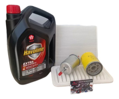 Kit Filtros Florid + Aceite 10w-40 Havoline( Kit Mantención)