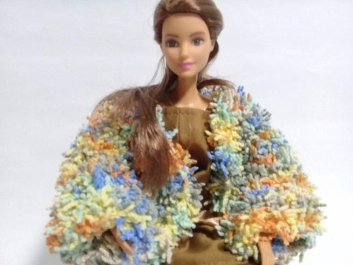Imagen 1 de 10 de Vestido Ajustable Barbie Y Muñeca De Medida Similar, Ropa.