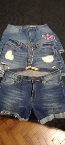 Shorts De Jean 3. Talle 36. Forever, Zara Y Esmara 