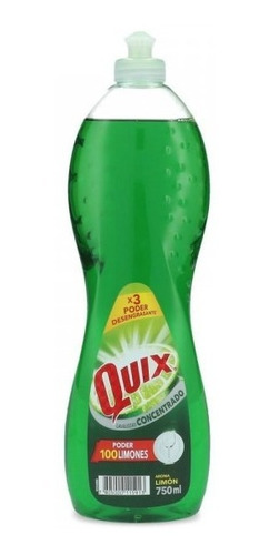 Pack 8 Quix Lavalozas Liquido Limon 750ml /disparocl