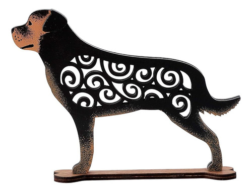 Departamento 56 Flourish Rottweiler Dog Decor Figurine, 5 Pu