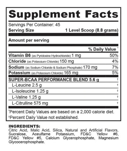 Bcaa Trainer Api - 45 Servicios - Fruit Punch + Shaker Sabor Fruit Punch
