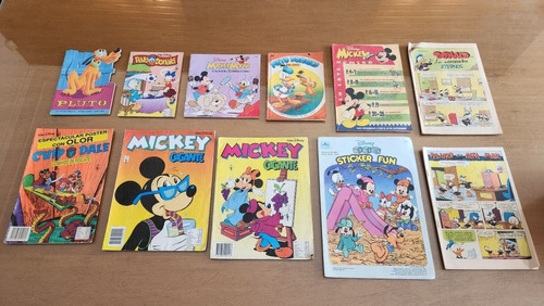 11 Revistas Historietas Disney Mickey Pluto Donald Chip Dale