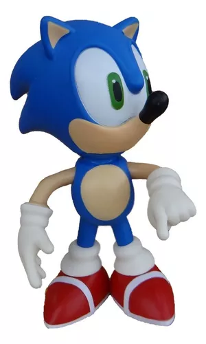 Boneco Sonic Articulado Grande Original Brinquedo