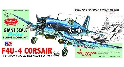 Airplane Kit De Modelo Corsair Vought F4u-4 De Guillow 