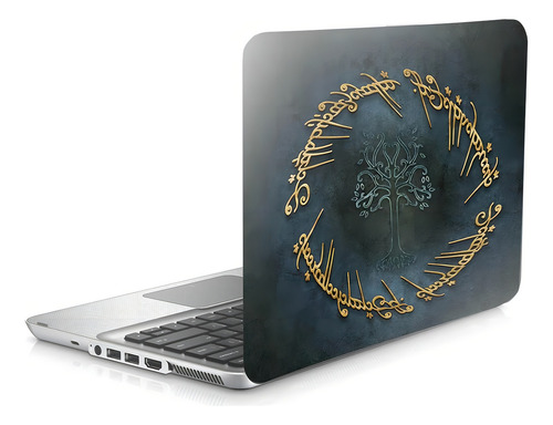 Skin Adesivo Protetor Para Notebook 13,3 Senhor Dos Anéis B1