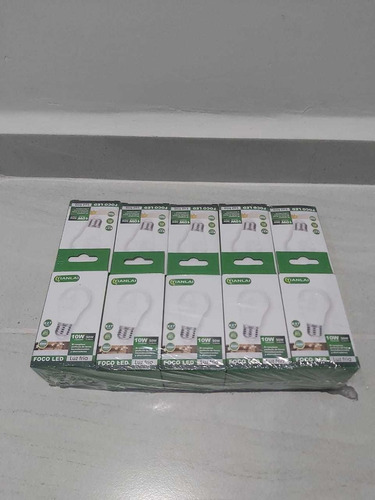 Paquete 10 Focos 10w Led Ahorrador E27 Tianlai 700lm Luz Bca Color De La Luz Blanco