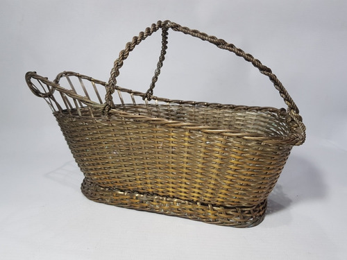 Imagen 3 de 10 de Antiguo Porta Botella Sifón Hermos Servicio Bronce Mag 58042