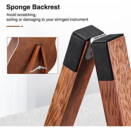 Soporte De Guitarra De Madera, Soporte De Guitarra AcĂș...