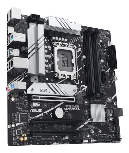 Tarjeta Madre Asus Prime B760m-a-csm Lga1700 Ddr5 Pcie 4.0 Color Negro