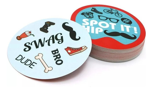 Juego De Cartas Mesa Dobble Game Hip Para Niños