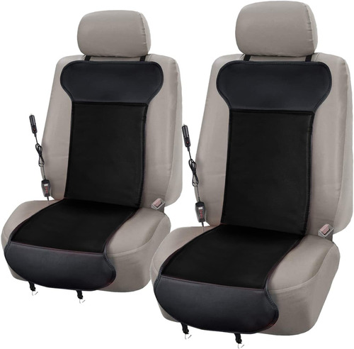 2 Funda Asiento Alta Calidad Color Negro Clasico